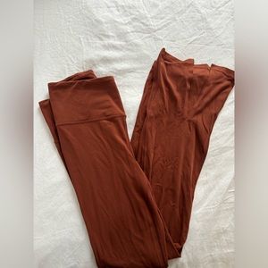 Athleta full length flare leggings